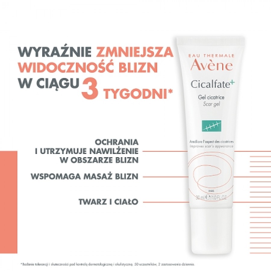 Miniaturka artykułu - #0 AVENE CICALFATE+ Żel na blizny, 30ml