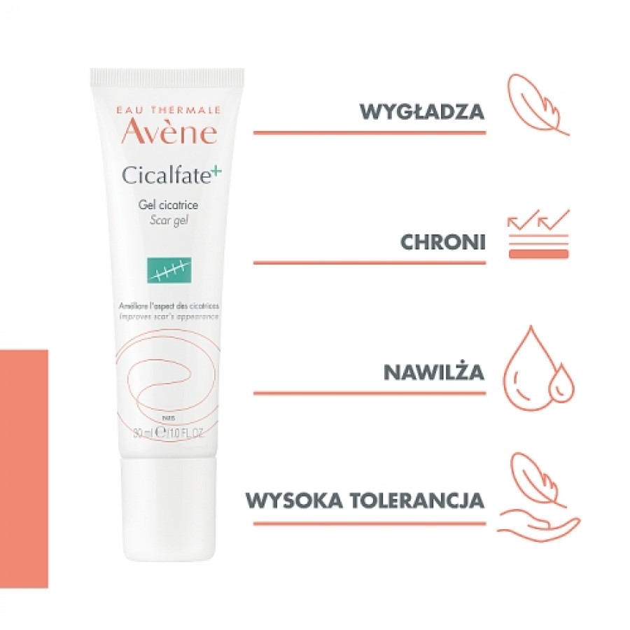 Miniaturka artykułu - #1 AVENE CICALFATE+ Żel na blizny, 30ml