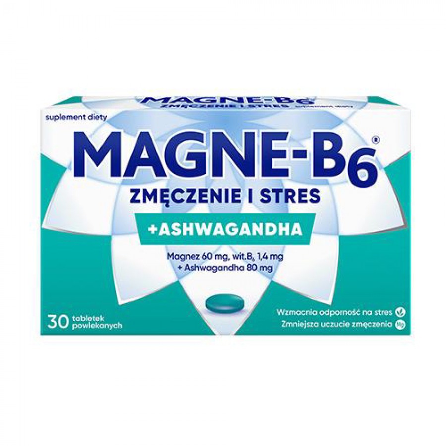 Zdjęcie produktu - 4 Magne-B6 Zmęczenie i Stres, 30 tabletek