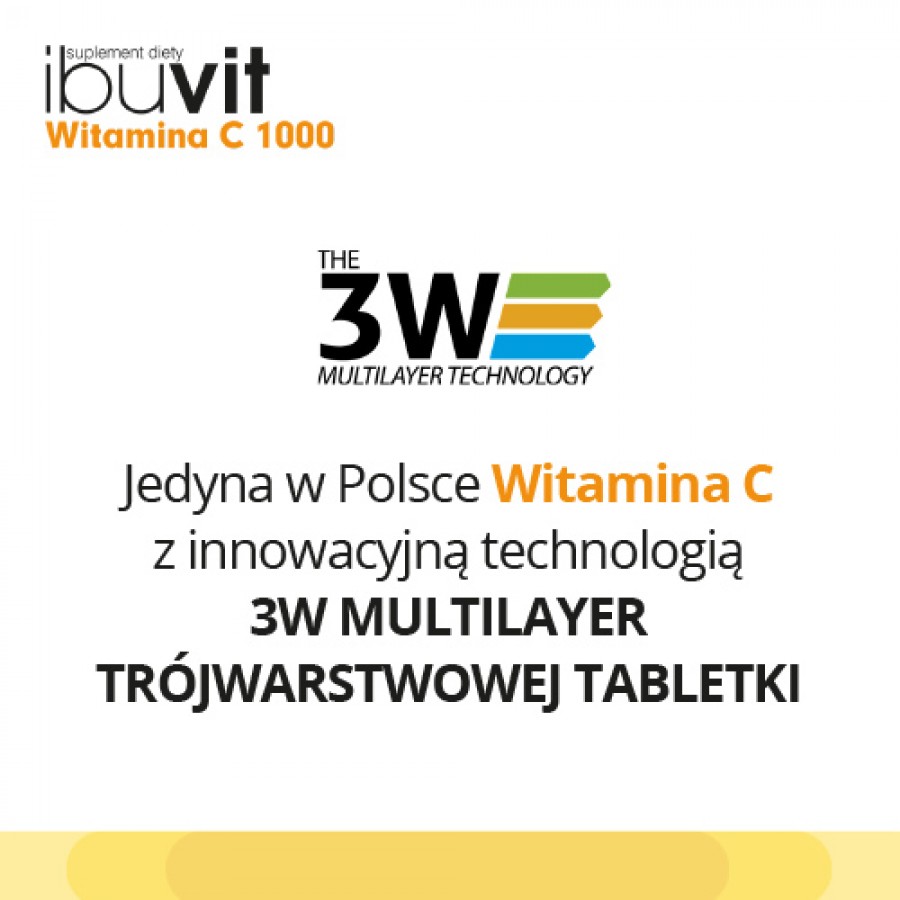 Miniaturka artykułu - #0 Ibuvit Witamina C 1000, 30 tabl.