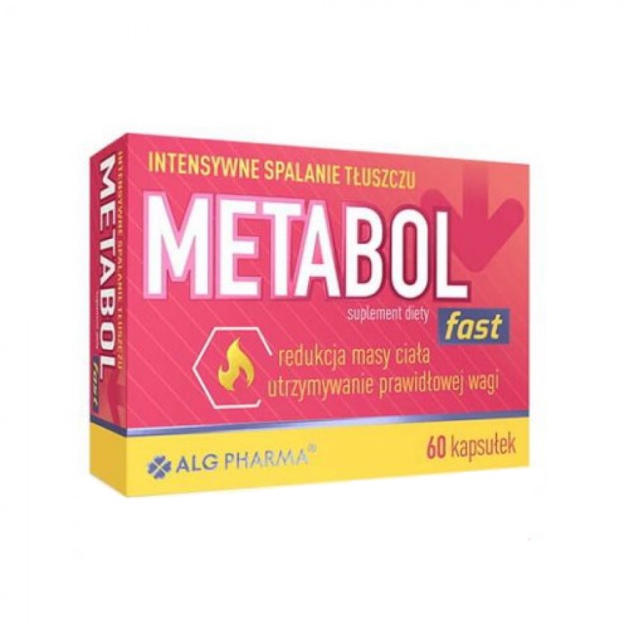 Miniaturka artykułu - #0 ALG PHARMA Metabol fast, 60kaps.