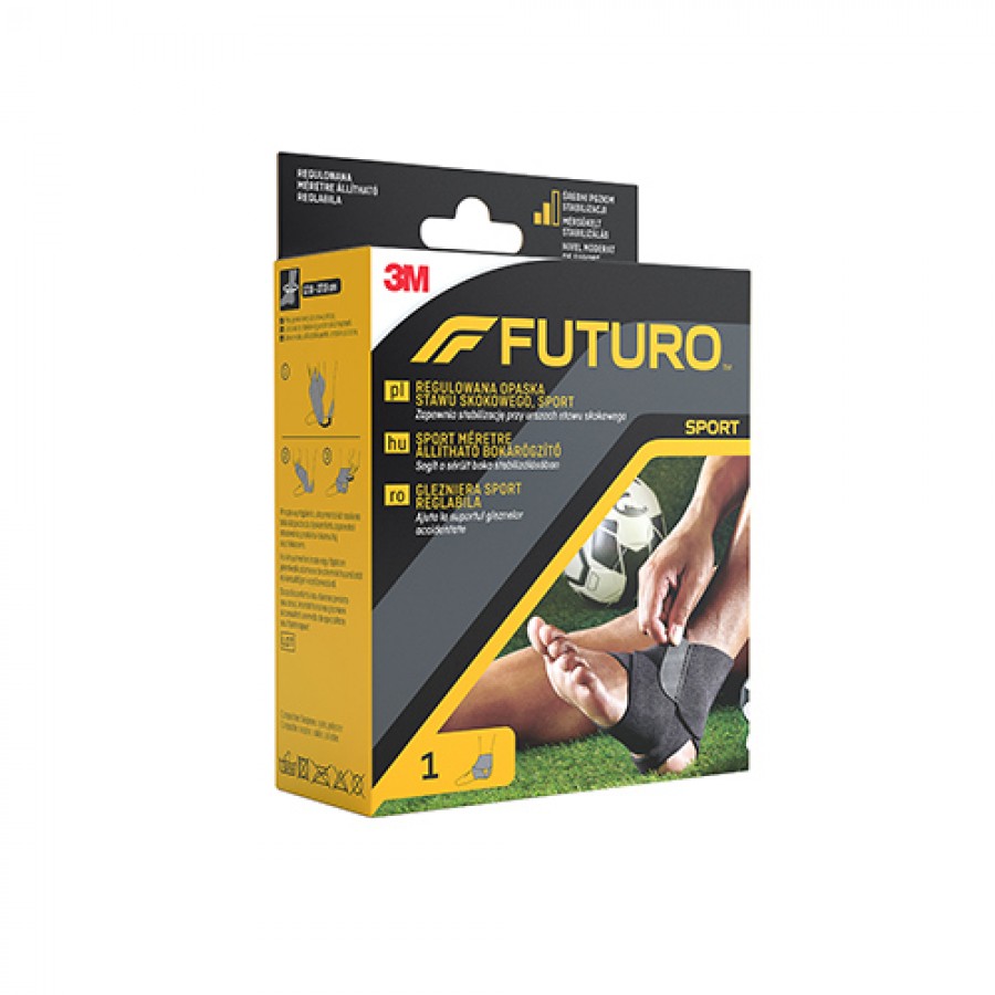 Miniaturka artykułu - #0 FUTURO SPORT Regulowana opaska stawu skokowego, 1szt.