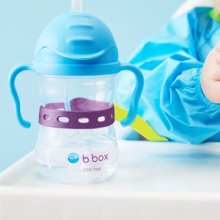 Zdjęcie produktu - 4 B.BOX Smycz do bidonu - fioletowo-zielony