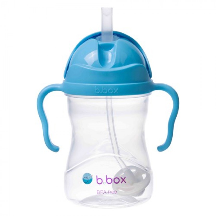 Zdjęcie produktu - 0 B.BOX Bidon ze słomką bor&oacute;wkowy, 240ml