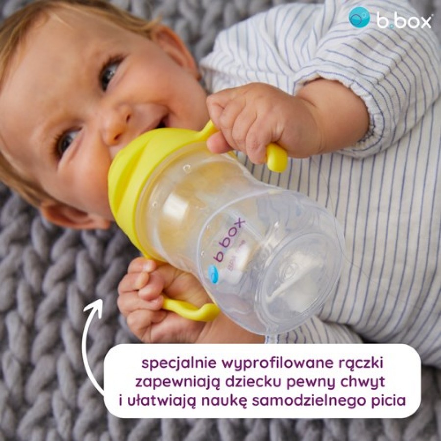 Zdjęcie produktu - 2 B.BOX Bidon ze słomką jabłkowy, 240ml