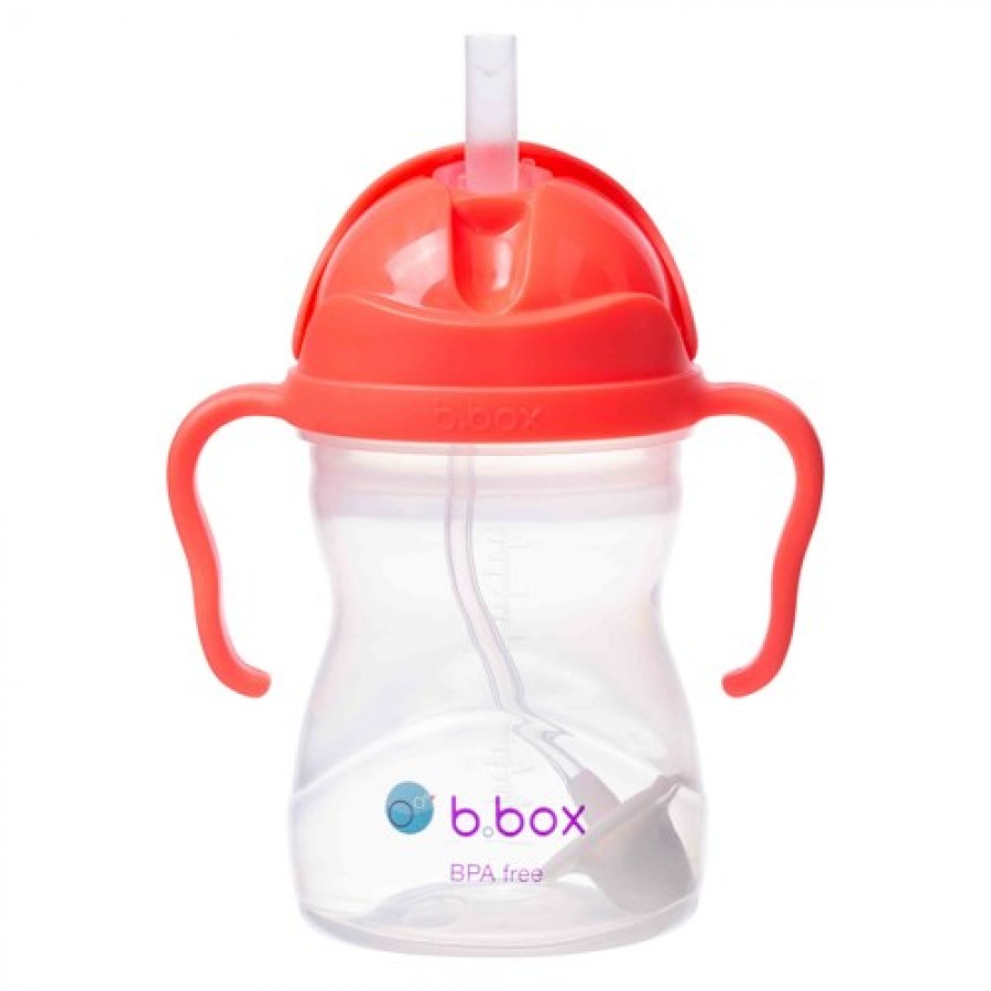 Miniaturka artykułu - #0 B.BOX Bidon ze słomką arbuzowy, 240ml
