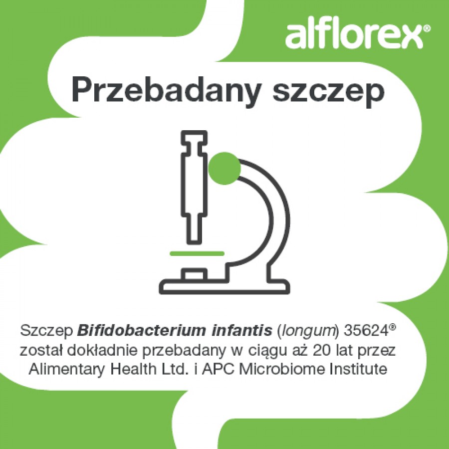 Zdjęcie produktu - 6 SYMBIOSYS Alflorex Probiotyk, 15 kapsułek