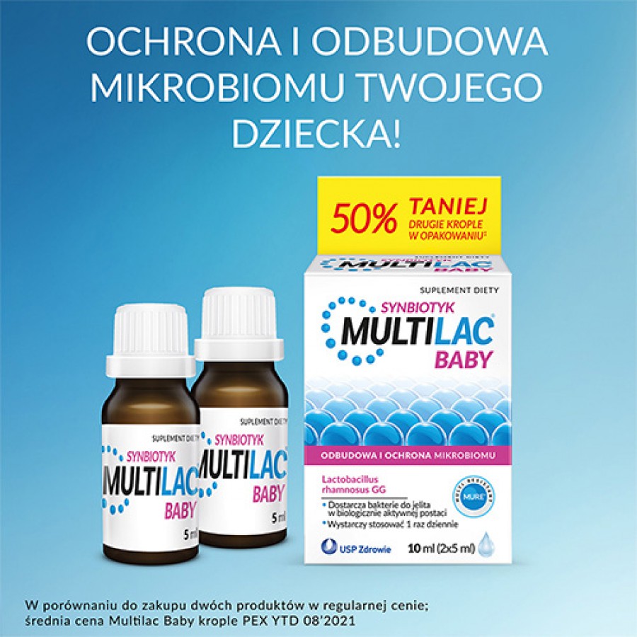Zdjęcie produktu - 4 Multilac Baby Krople, 2 but.x 5ml