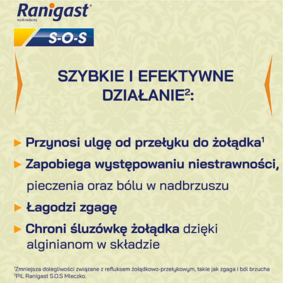 Miniaturka artykułu - #1 Ranigast S-O-S Mleczko, 200 ml
