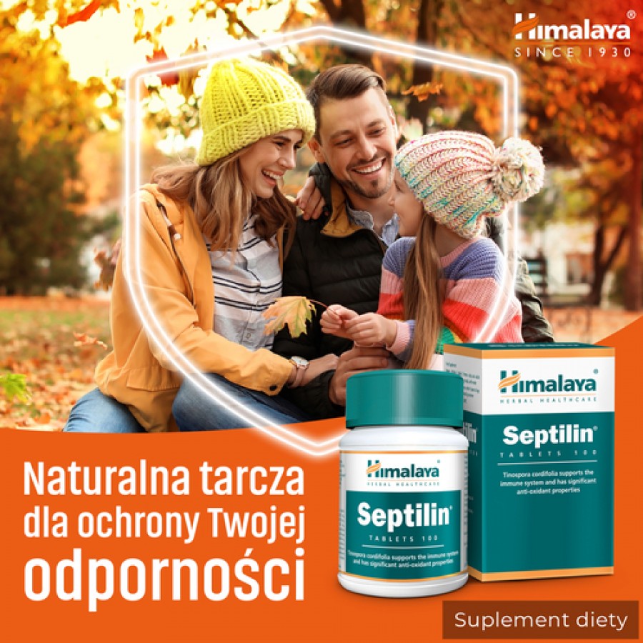 Miniaturka artykułu - #0 HIMALAYA Septilin, 100 tabletek