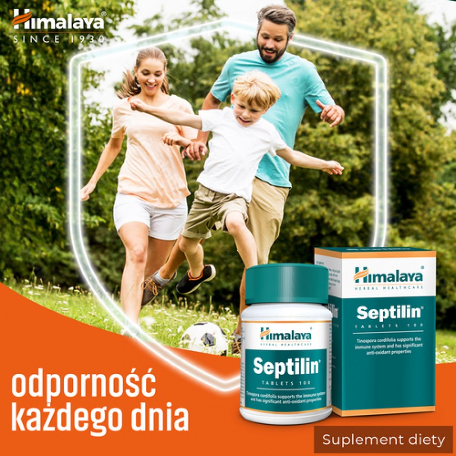Miniaturka artykułu - #1 HIMALAYA Septilin, 100 tabletek