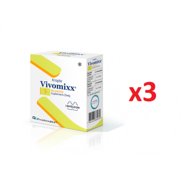 Miniaturka artykułu - #0 Zestaw Vivomixx&reg; krople, 3 x 10 ml (2 x 5 ml)