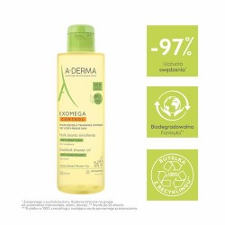 Zdjęcie produktu - #0 A-DERMA Exomega Control Olejek emolient pod prysznic, 500ml