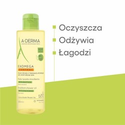 Zdjęcie produktu - #1 A-DERMA Exomega Control Olejek emolient pod prysznic, 500ml
