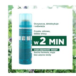 Zdjęcie produktu - #1 KLORANE Suchy szampon detoksykujący z miętą organiczną, 150ml