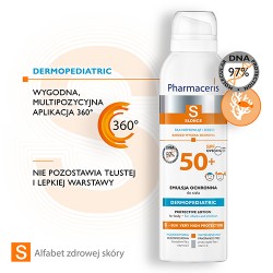 Zdjęcie produktu - #2 PHARMACERIS S Emulsja ochronna dla niemowląt i dzieci BARDZO WYSOKA OCHRONA SPF 50+, 150 ml