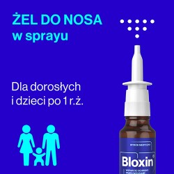Zdjęcie produktu - #0 Bloxin Żel do nosa w sprayu, 20ml