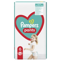 Zdjęcie produktu - #6 Pampers Pants 6 Pieluchomajtki dla dzieci 15+ kg, 132 szt.
