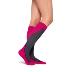 Zdjęcie produktu - #1 JOBST SPORT Podkolan&oacute;wki uciskowe CCL1 r&oacute;ż/szary, rozmiar M, ZP
