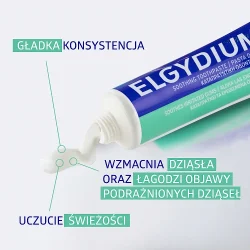 Miniaturka artykułu - #0 ELGYDIUM Na podrażnione dziąsła pasta do zęb&oacute;w, 75 ml