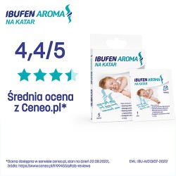 Zdjęcie produktu - #5 Ibufen Aroma na katar, 5 plastr&oacute;w ADR