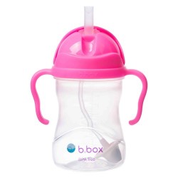 Zdjęcie produktu - #0 B.BOX Bidon ze słomką r&oacute;żowy granat, 240ml