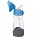Zdjęcie produktu - #1 B.BOX Butelka tritanowa ze słomką Blue Slate, 450ml