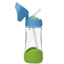 Zdjęcie produktu - #0 B.BOX Butelka tritanowa ze słomką Ocean Breeze, 450ml