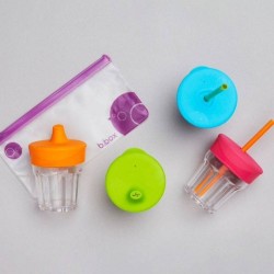 Zdjęcie produktu - #5 B.BOX Nakładki silikonowe na szklankę Strawberry Shake, 2 sztuki