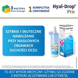 Zdjęcie produktu - #0 Hyal-Drop Pro Nawilżające krople do oczu, 10 ml	