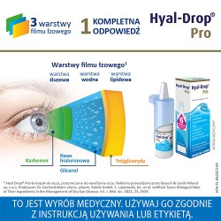 Zdjęcie produktu - #2 Hyal-Drop Pro Nawilżające krople do oczu, 10 ml	