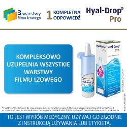 Zdjęcie produktu - #3 Hyal-Drop Pro Nawilżające krople do oczu, 10 ml	
