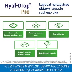 Zdjęcie produktu - #4 Hyal-Drop Pro Nawilżające krople do oczu, 10 ml	