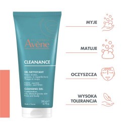Zdjęcie produktu - #0 AVENE CLEANANCE Żel oczyszczający, matujący, 200ml