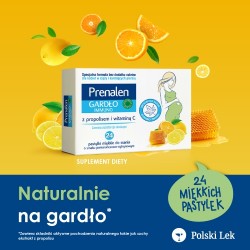 Zdjęcie produktu - #0 Prenalen Gardło Immuno pastylki do ssania, 24 szt.
