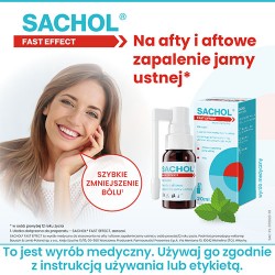 Zdjęcie produktu - #4 Sachol Fast Effect Aerozol do stosowania w jamie ustnej, 20ml