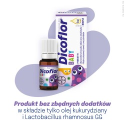 Zdjęcie produktu - #3 Dicoflor Baby krople, 5 ml - probiotyk dla niemowląt i dzieci