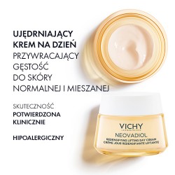 Zdjęcie produktu - #0 VICHY NEOVADIOL PERI-MENOPAUSE Ujędrniający krem na dzień przywracający gęstość - sk&oacute;ra normalna i mieszana, 50ml