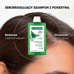 Zdjęcie produktu - #0 KLORANE seboregulujący z pokrzywą, 400ml