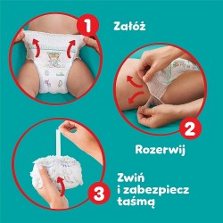 Zdjęcie produktu - #3 Pampers Pants Active Baby 3 Pieluchomajtki 6-11 kg, 62 szt.