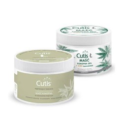 Zdjęcie produktu - #0 CUTIS Ł ŁUSZCZYCA Maść konopna 20%+CBD, 400ml