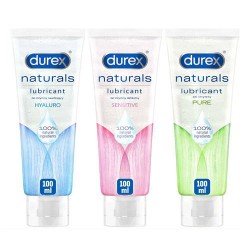 Zdjęcie produktu - #0 Zestaw 3 żeli intymnych Durex Naturals: Pure, Sensitive i Hyaluro