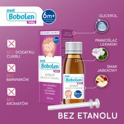 Zdjęcie produktu - #2 Bobolen Syrop na kaszel suchy od 1 r.ż., 115ml