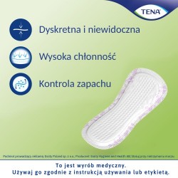 Miniaturka artykułu - #1 TENA Lady Slim Ultra Mini Wkładki anatomiczne dla kobiet na lekkie nietrzymanie moczu, 48 szt.