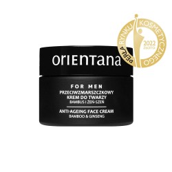 Miniaturka artykułu - #0 Orientana For Men Przeciwzmarszczkowy krem do twarzy bambus i żeń-szeń, 50ml