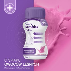 Zdjęcie produktu - #0 Zestaw 6x Nutridrink Protein owoce leśne, 4x125ml