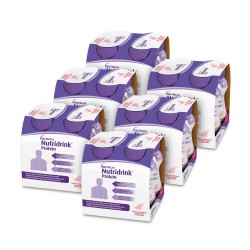 Zdjęcie produktu - #0 Zestaw 6x Nutridrink Protein truskawka, 4x125 ml