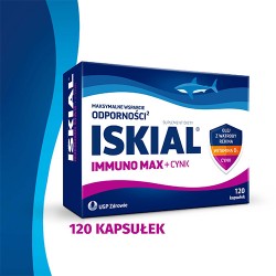 Zdjęcie produktu - #0 Iskial Immuno Max + Cynk, 120kaps.