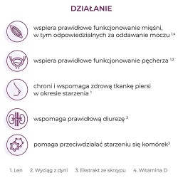 Zdjęcie produktu - #1 Jasnum Uro, 60 kaps. - suplement diety z witaminą D i C dla kobiet