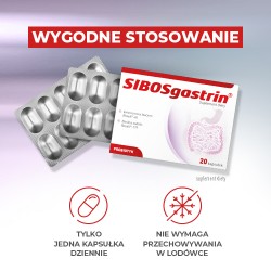 Zdjęcie produktu - #4 SIBOSgastrin probiotyk, 20 kaps.